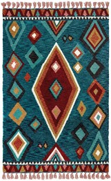Oriental Weavers Madison 61402 Blue and Pink